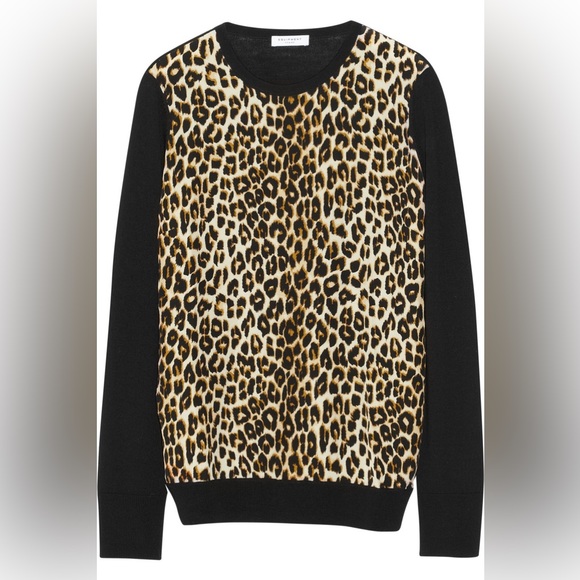 Equipment Sweaters - Equipment Roland Leopard Print Sweatshirt